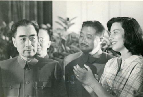 Chou En Lai and Nna Peking1957 300dpi